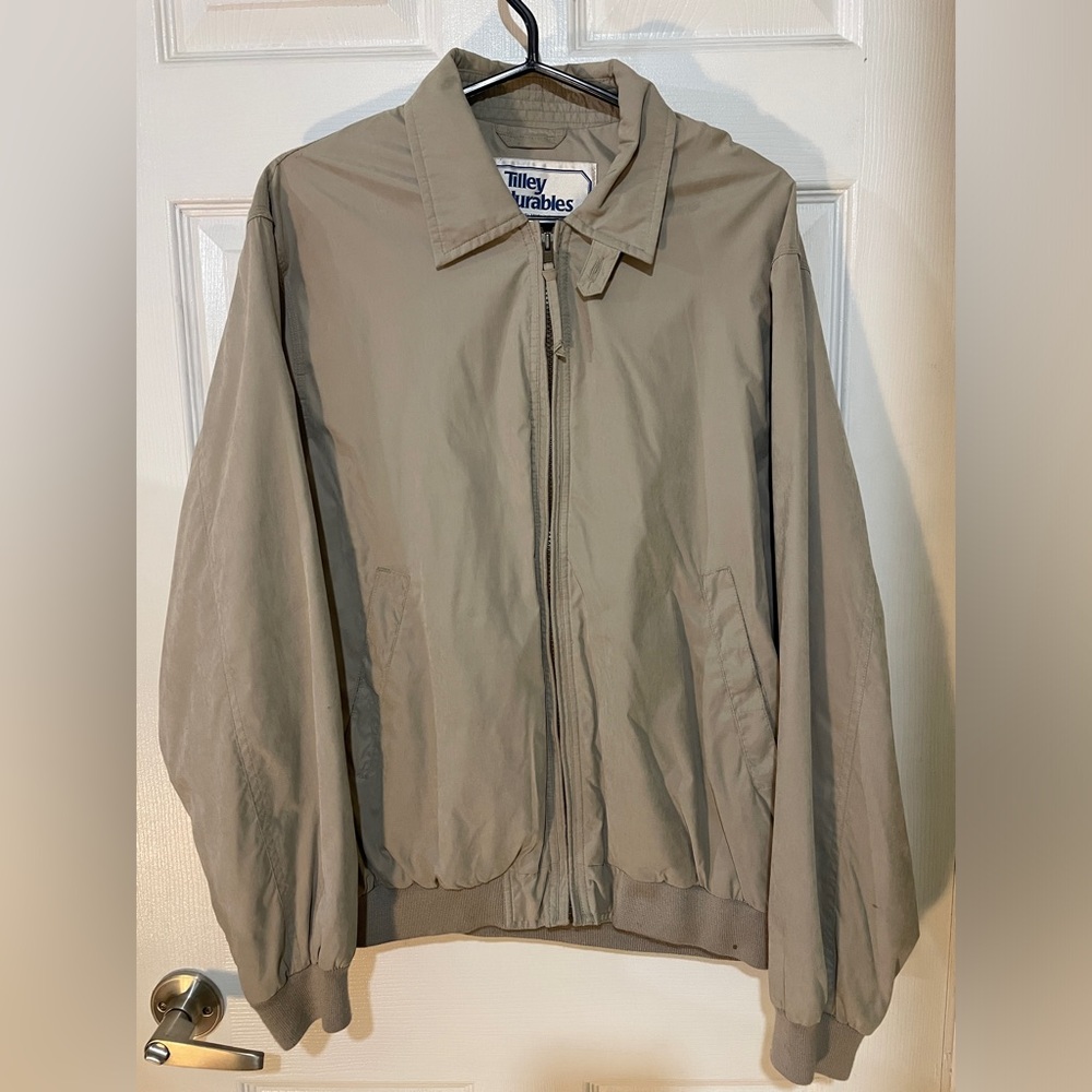 Men’s Tilley Endurables Windbreaker Jacket *SIZE SMALL* Full Zipper & Pockets